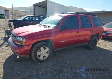 2003 Chevrolet Trailblazer Ltz из США, поврежденный, VIN 1GNDS13S532199366